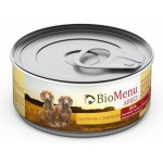 BioMenu ADULT Консервы д/собак Цыпленок с Ананасами 95%-МЯСО 100г
