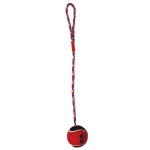 0168XJ Игрушка для собак, веревка с петлей, мяч, 430мм