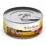 BioMenu SENSITIVE Консервы д/кошек мясной паштет с Перепелкой 95%-МЯСО 100г