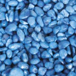 20621D Грунт натуральный цветной синий, 5-8 мм,